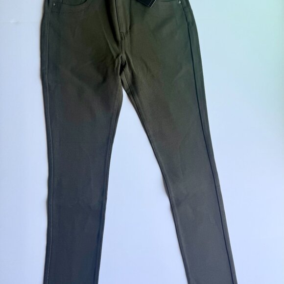 NWT GBG Guess Deep Olive Green Knit Skinny Pants Medium $45 - Picture 5 of 5